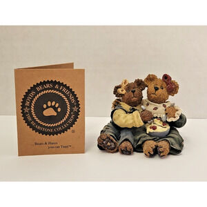 Boyds Bearstone Collection Edie & Geri A Week of Sundaes Style #227771 Numbered